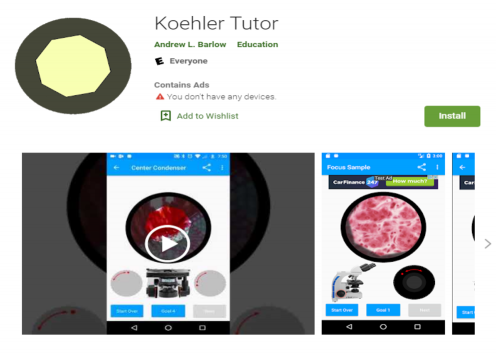 Koehler Tutor App (Android)